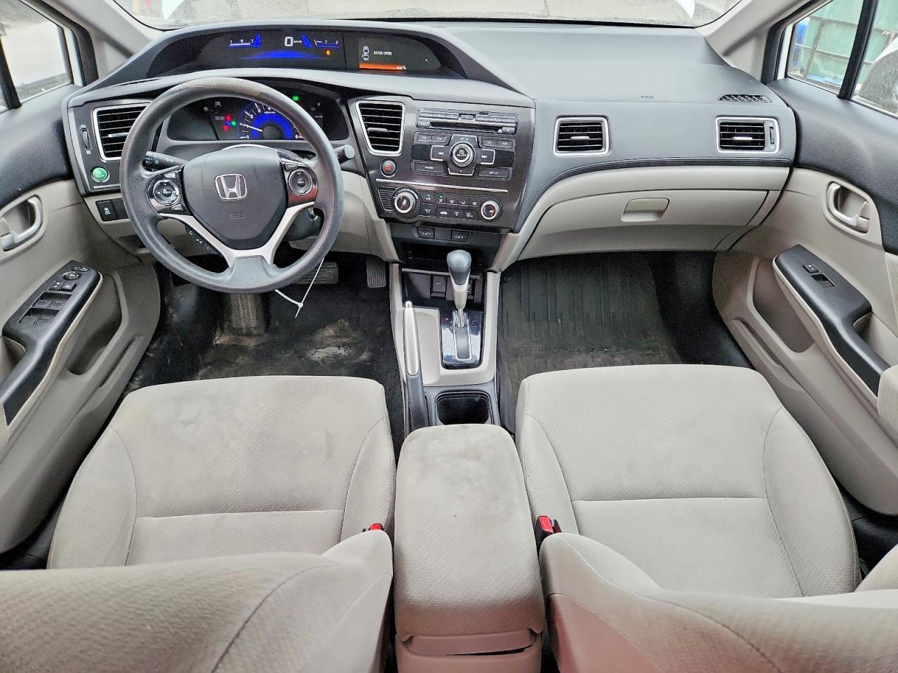 2013 Honda Civic Lx Белый vin: 2HGFB2F42DH007979
