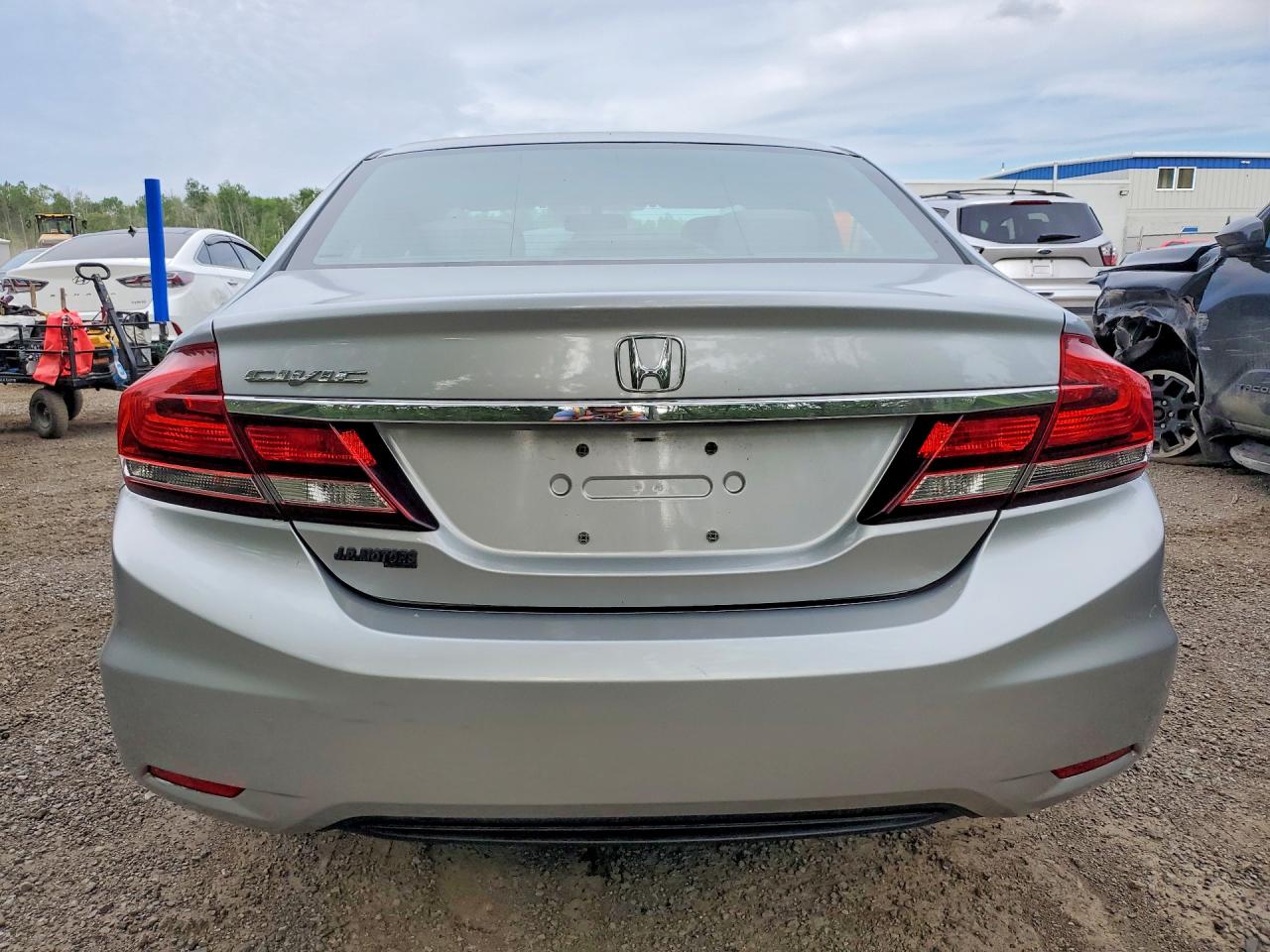 2014 Honda Civic Lx Silver vin: 2HGFB2F42EH020068