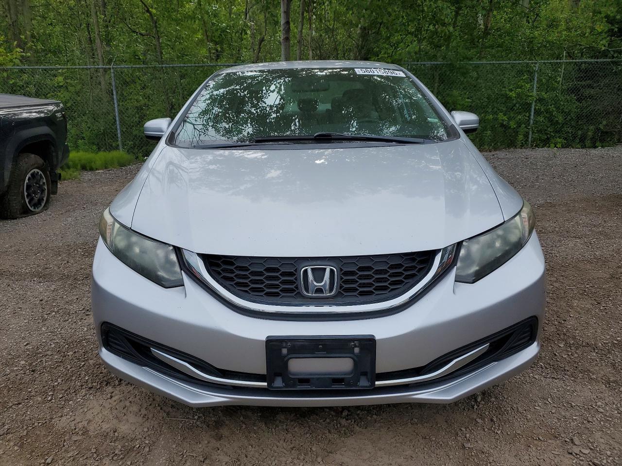 2014 Honda Civic Lx Silver vin: 2HGFB2F42EH020068