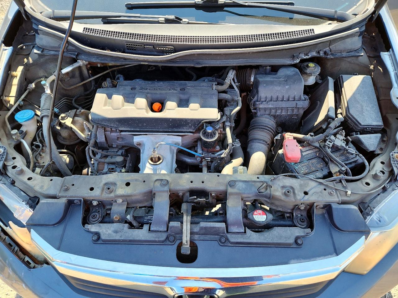 2012 Honda Civic Lx Gray vin: 2HGFB2F43CH025647