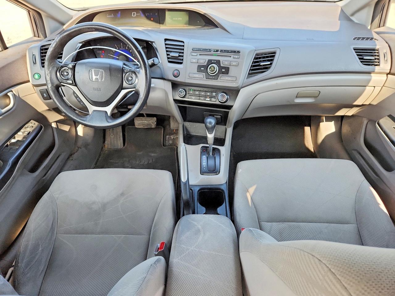 2012 Honda Civic Lx Gray vin: 2HGFB2F43CH025647