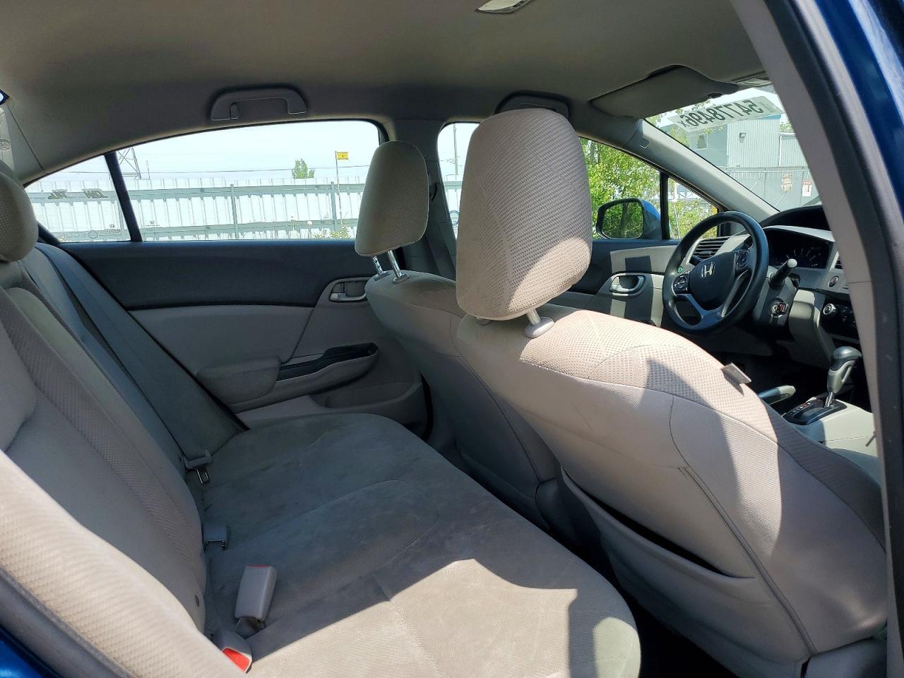 2012 Honda Civic Lx Blue vin: 2HGFB2F43CH031769