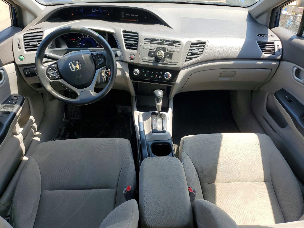 2012 Honda Civic Lx Blue vin: 2HGFB2F43CH031769