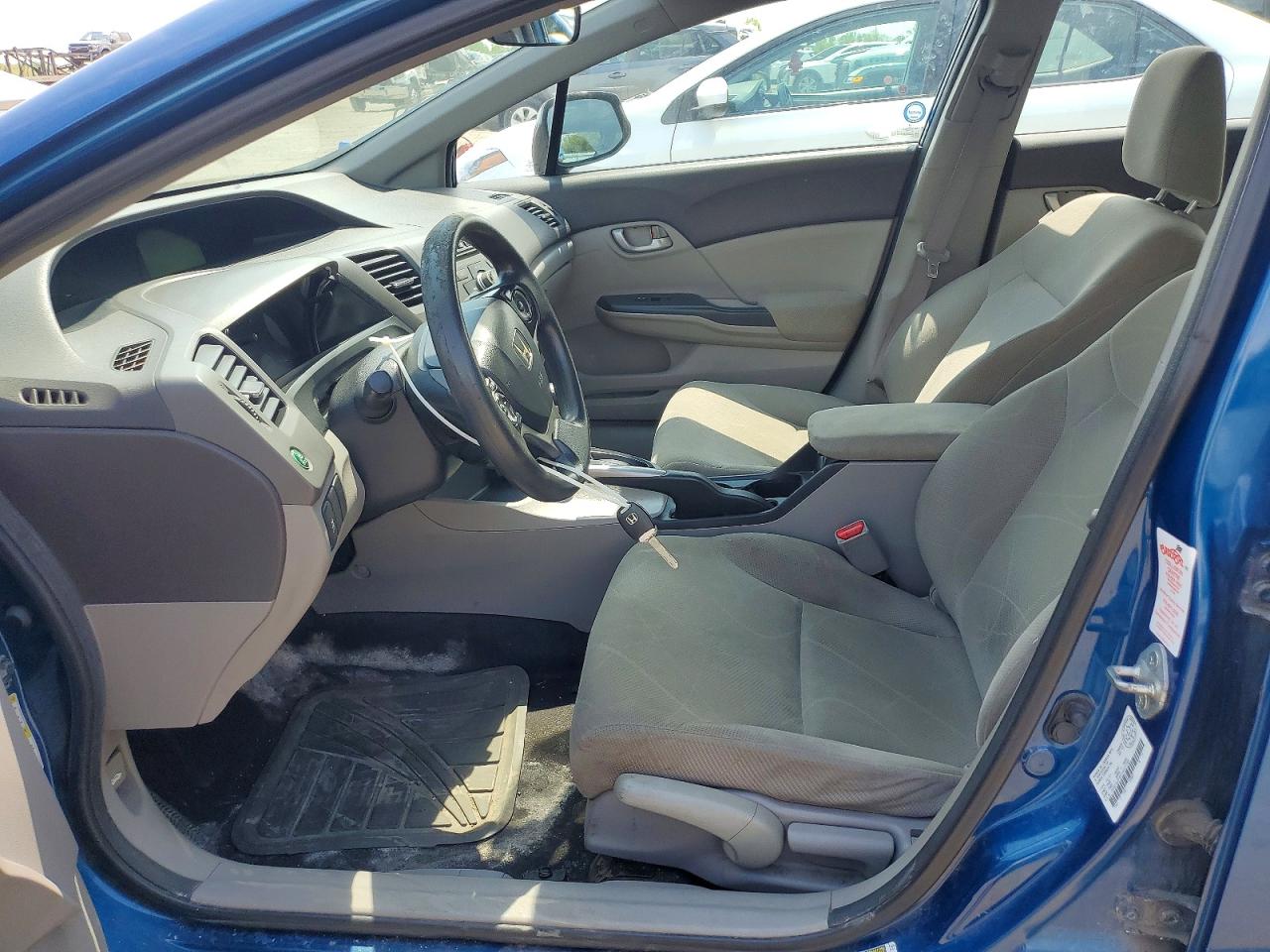 2012 Honda Civic Lx Blue vin: 2HGFB2F43CH031769