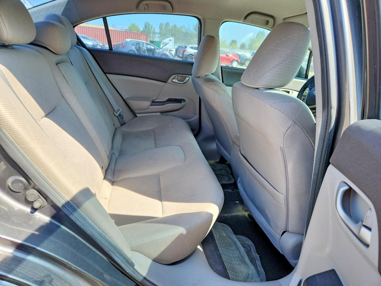 2012 Honda Civic Lx Gray vin: 2HGFB2F43CH047194