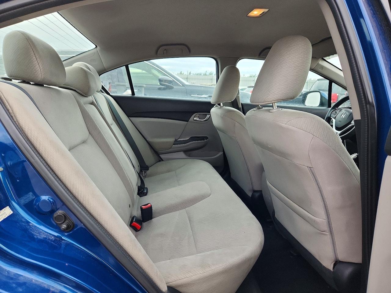 2013 Honda Civic Lx Blue vin: 2HGFB2F43DH004752