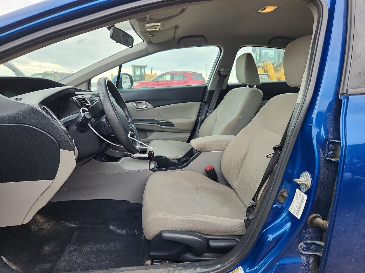 2013 Honda Civic Lx Blue vin: 2HGFB2F43DH004752