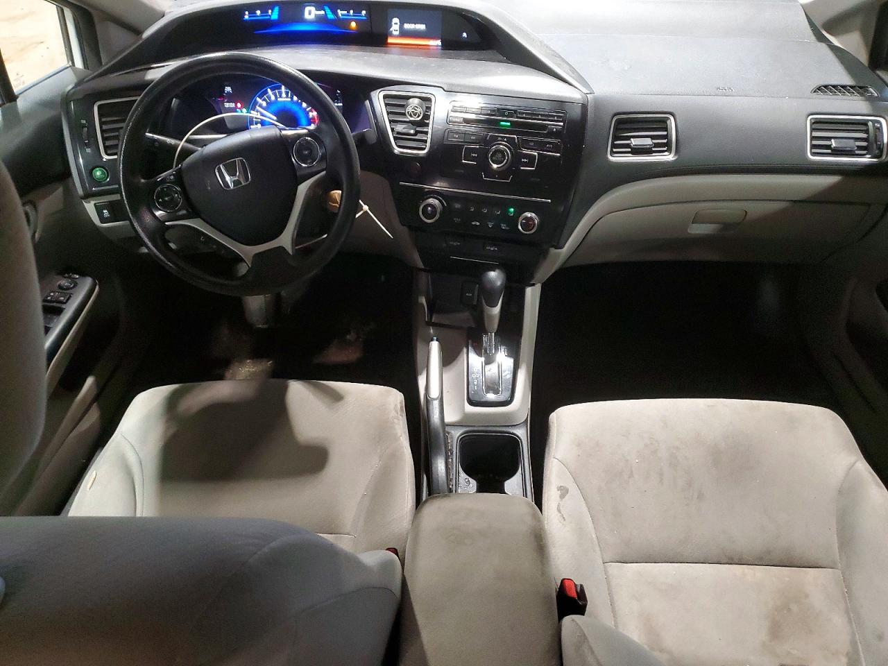 2013 Honda Civic Lx White vin: 2HGFB2F43DH109565