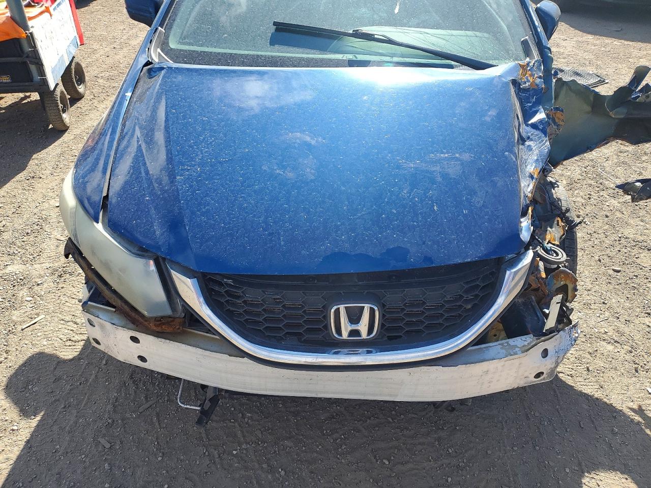2015 Honda Civic Lx Синий vin: 2HGFB2F43FH043344