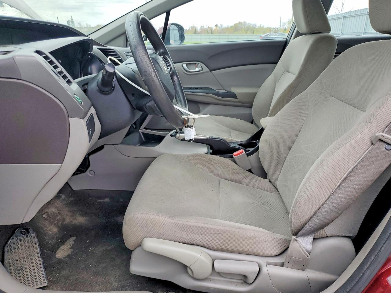 2012 Honda Civic Lx Red vin: 2HGFB2F44CH036608