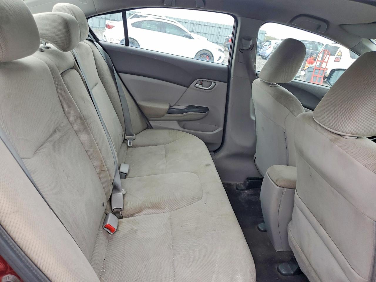 2012 Honda Civic Lx Red vin: 2HGFB2F44CH036608