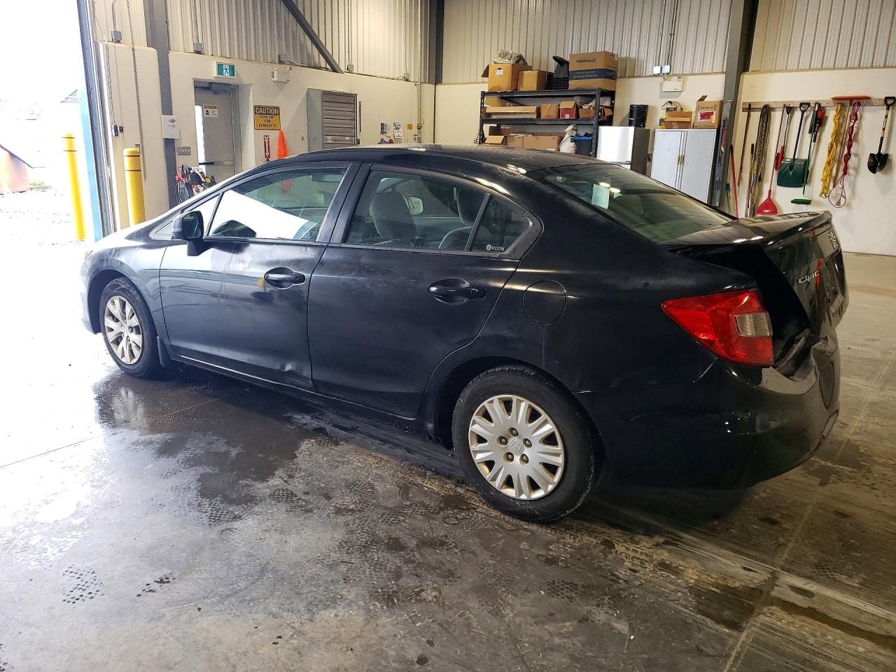 2012 Honda Civic Lx Black vin: 2HGFB2F44CH049312
