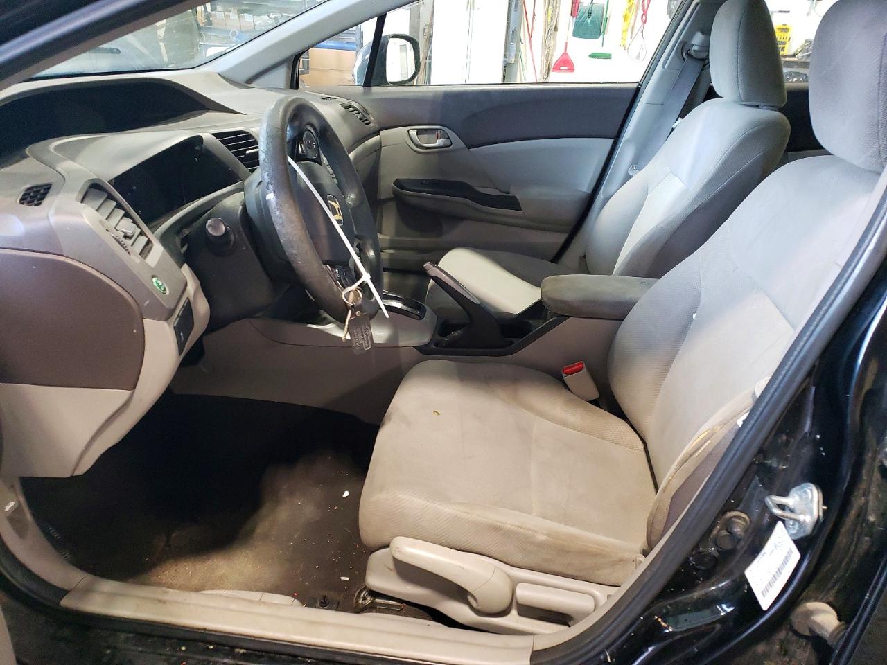 2012 Honda Civic Lx Black vin: 2HGFB2F44CH049312