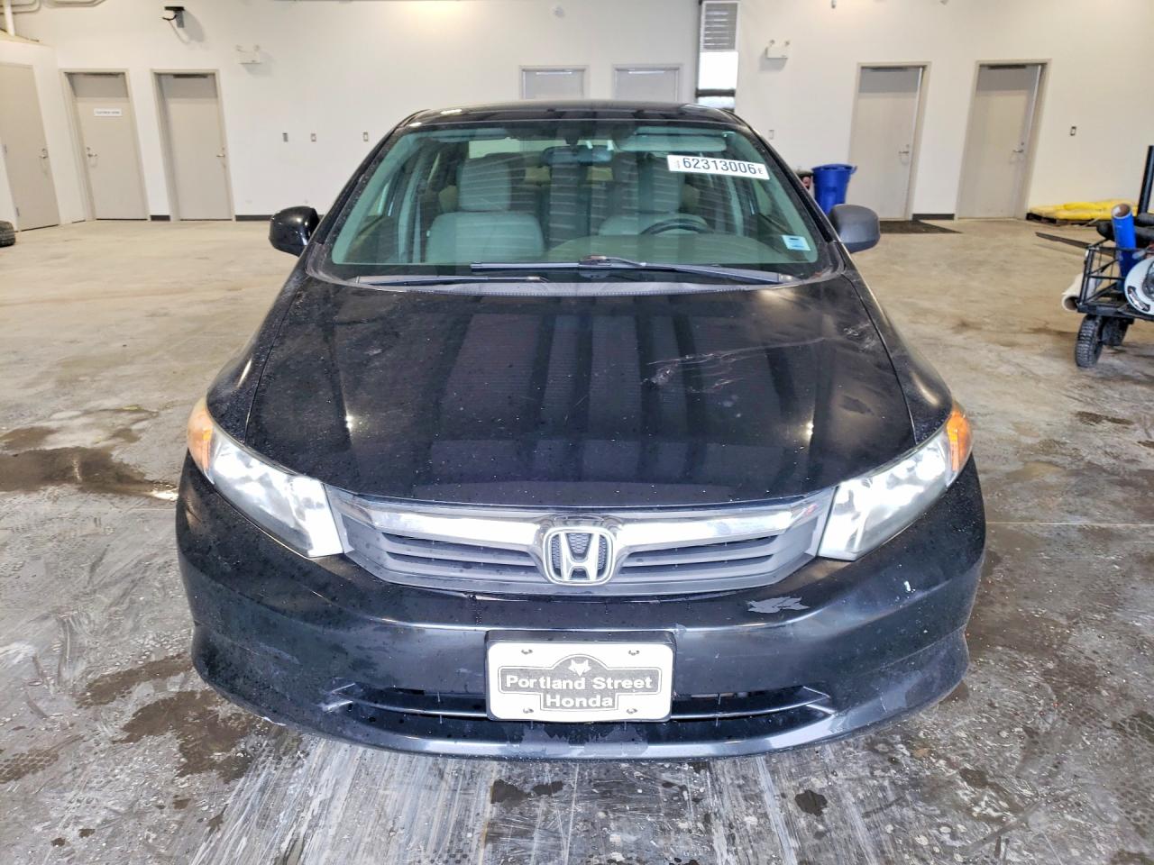 2012 Honda Civic Lx Black vin: 2HGFB2F44CH049312