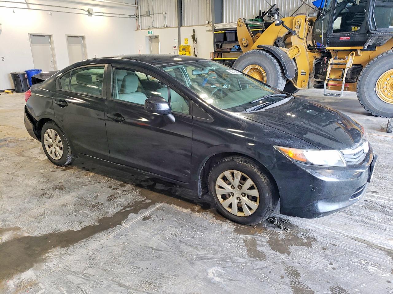 2012 Honda Civic Lx Black vin: 2HGFB2F44CH049312