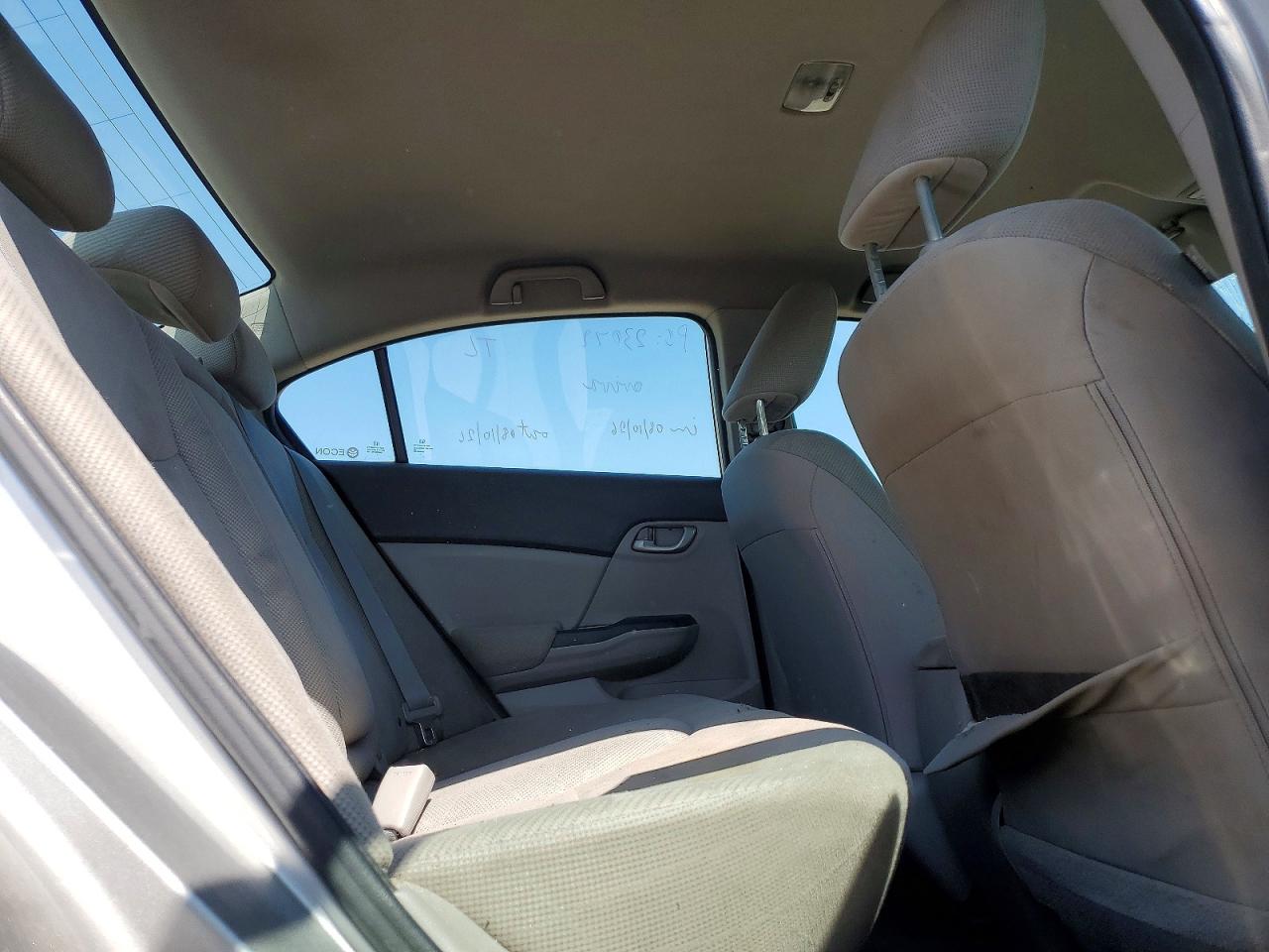 2012 Honda Civic Lx Silver vin: 2HGFB2F44CH117592