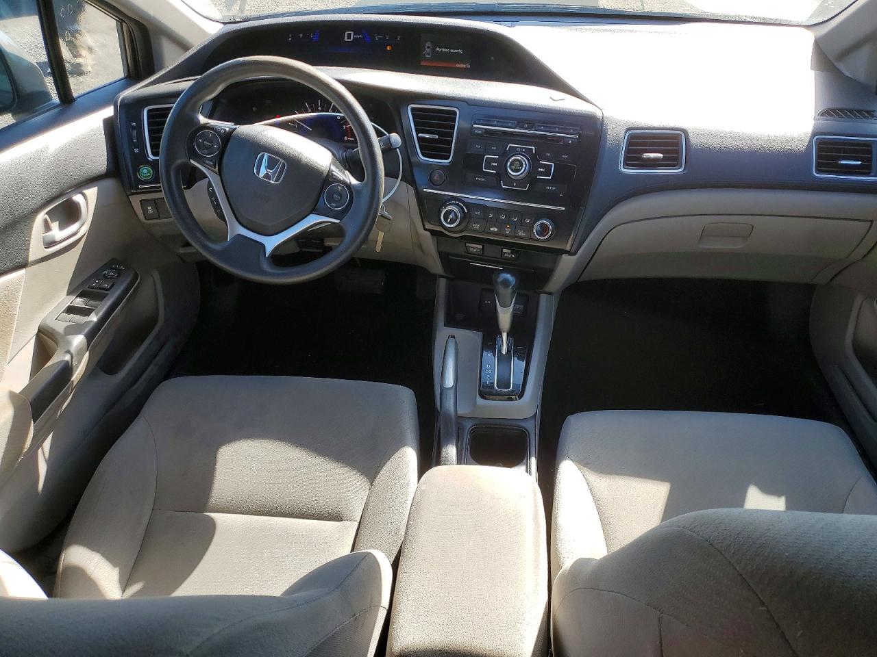 2013 Honda Civic Lx Gray vin: 2HGFB2F44DH002914
