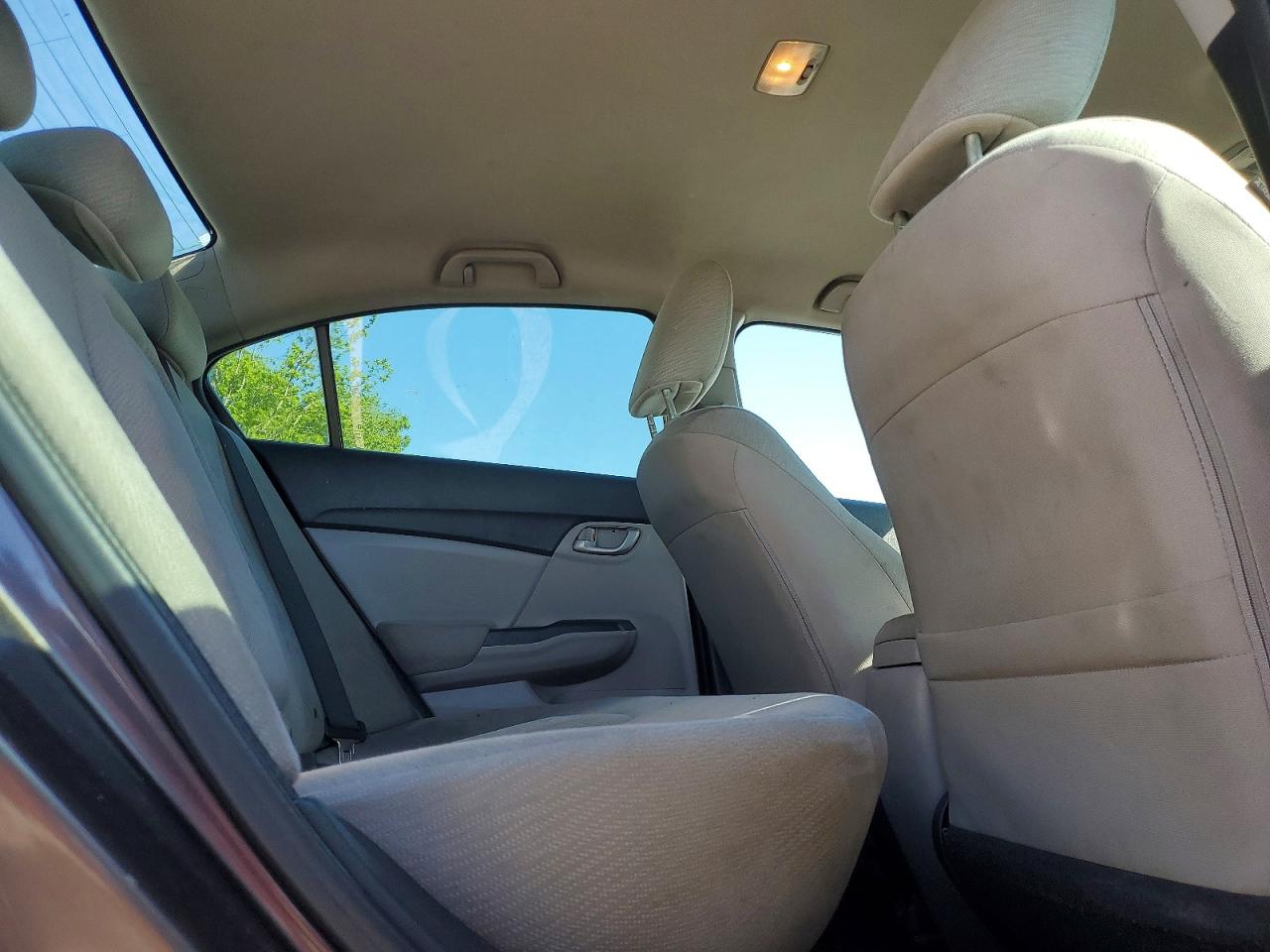 2013 Honda Civic Lx Gray vin: 2HGFB2F44DH002914