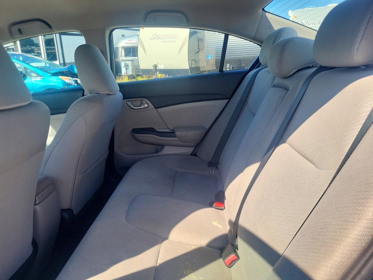 2013 Honda Civic Lx Blue vin: 2HGFB2F44DH012777