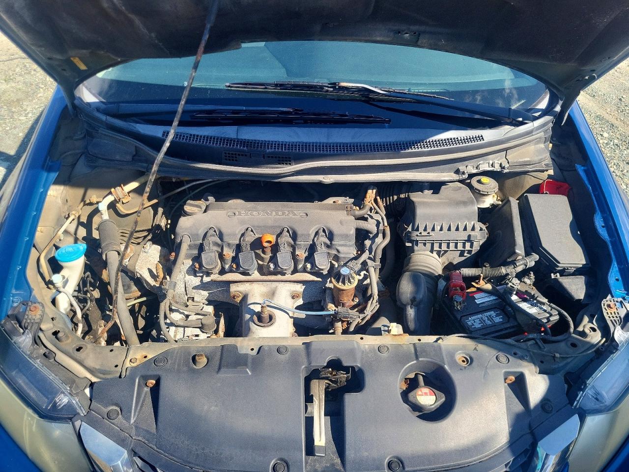 2013 Honda Civic Lx Blue vin: 2HGFB2F44DH012777