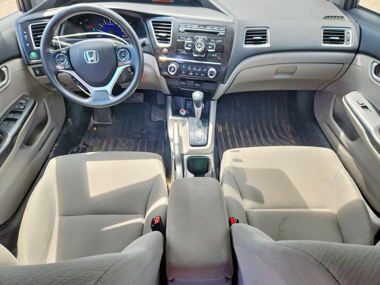 2013 Honda Civic Lx Gray vin: 2HGFB2F44DH105184