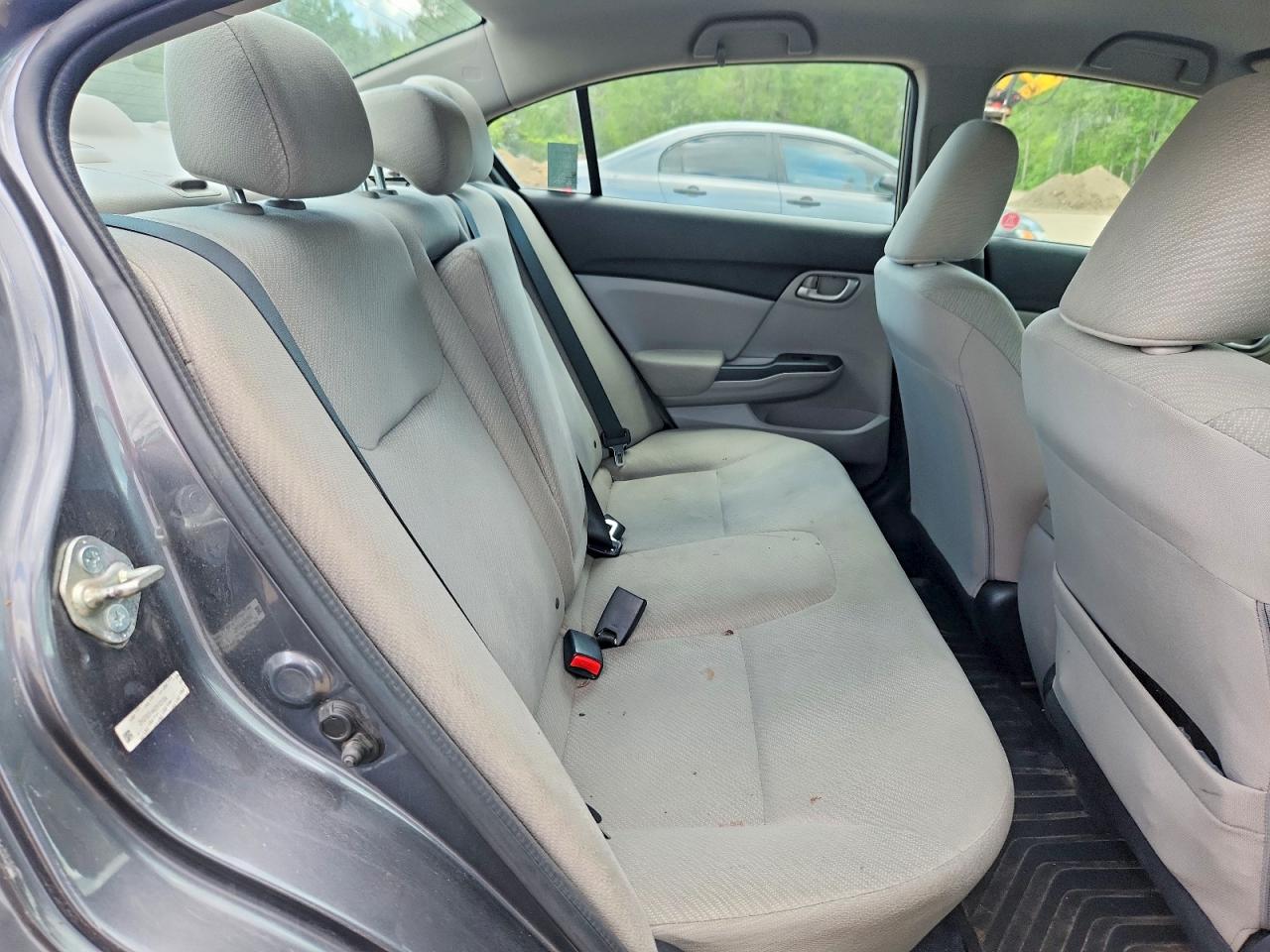 2013 Honda Civic Lx Gray vin: 2HGFB2F44DH105184