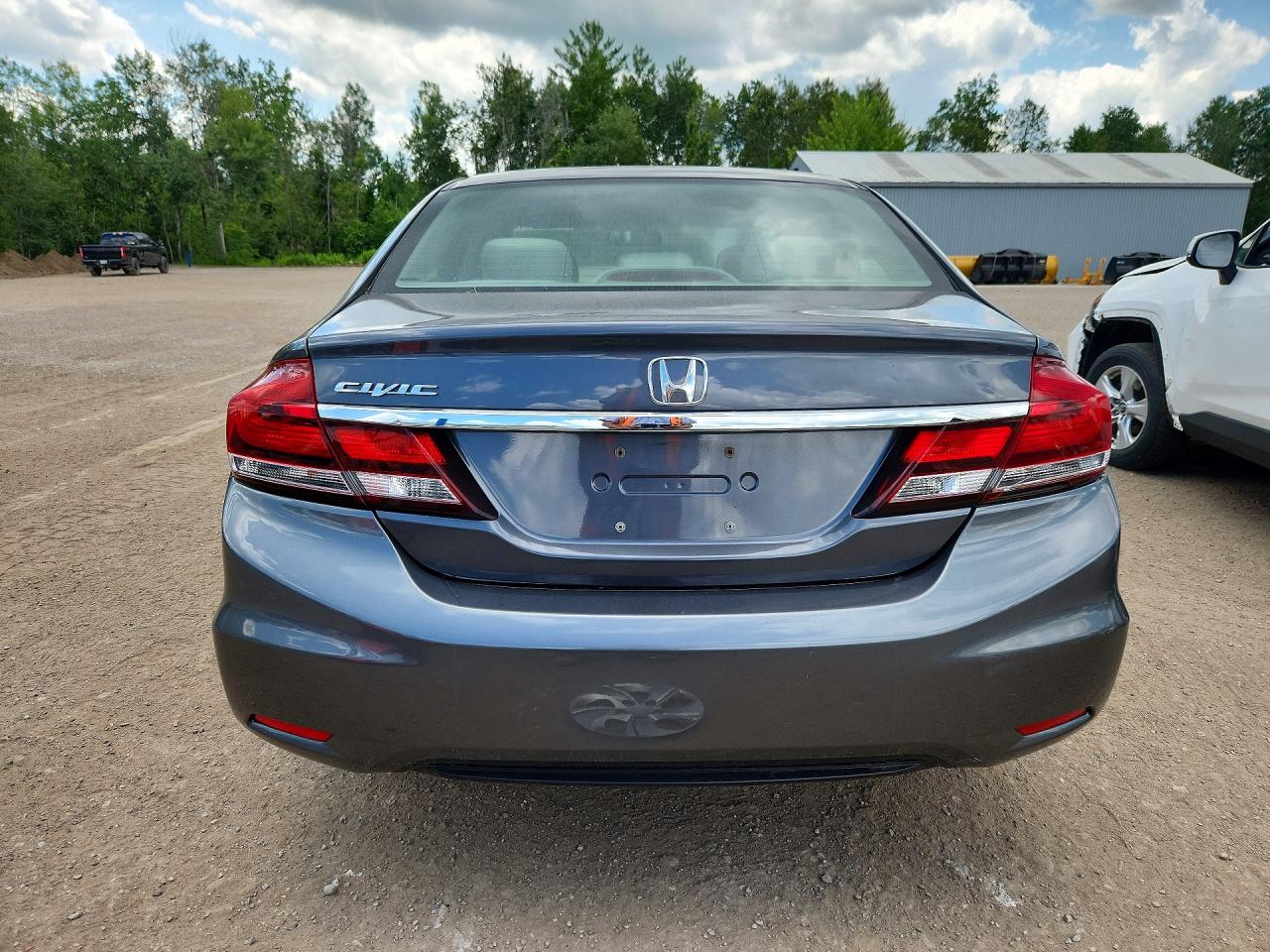 2013 Honda Civic Lx Gray vin: 2HGFB2F44DH105184