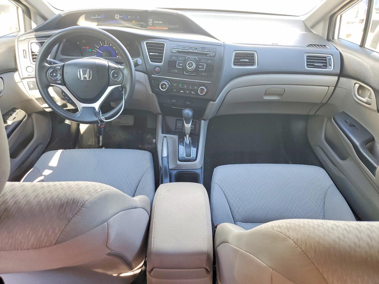 2014 Honda Civic Lx White vin: 2HGFB2F44EH014787