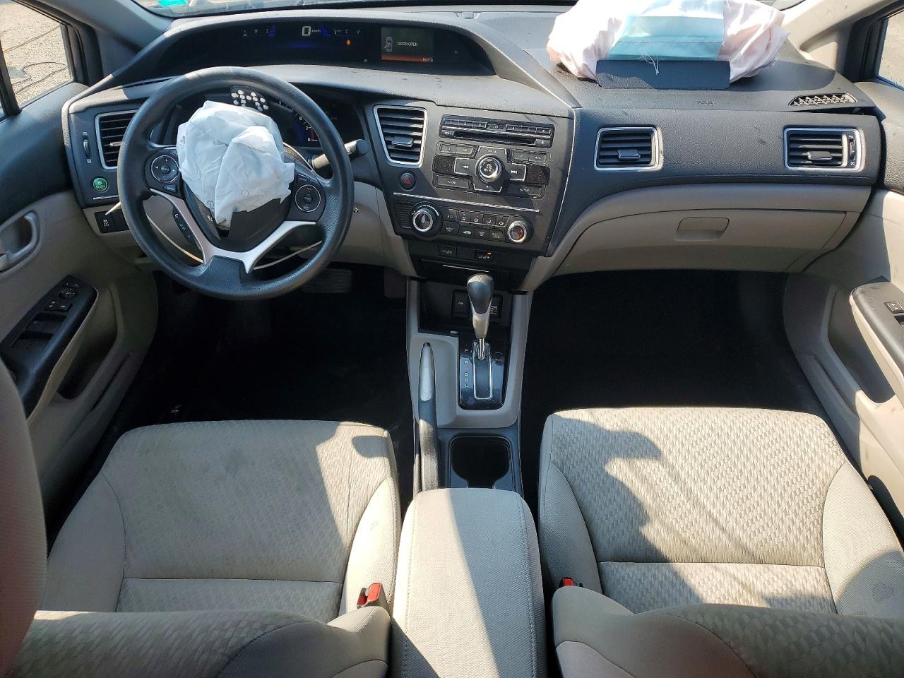 2014 Honda Civic Lx Gray vin: 2HGFB2F44EH034327