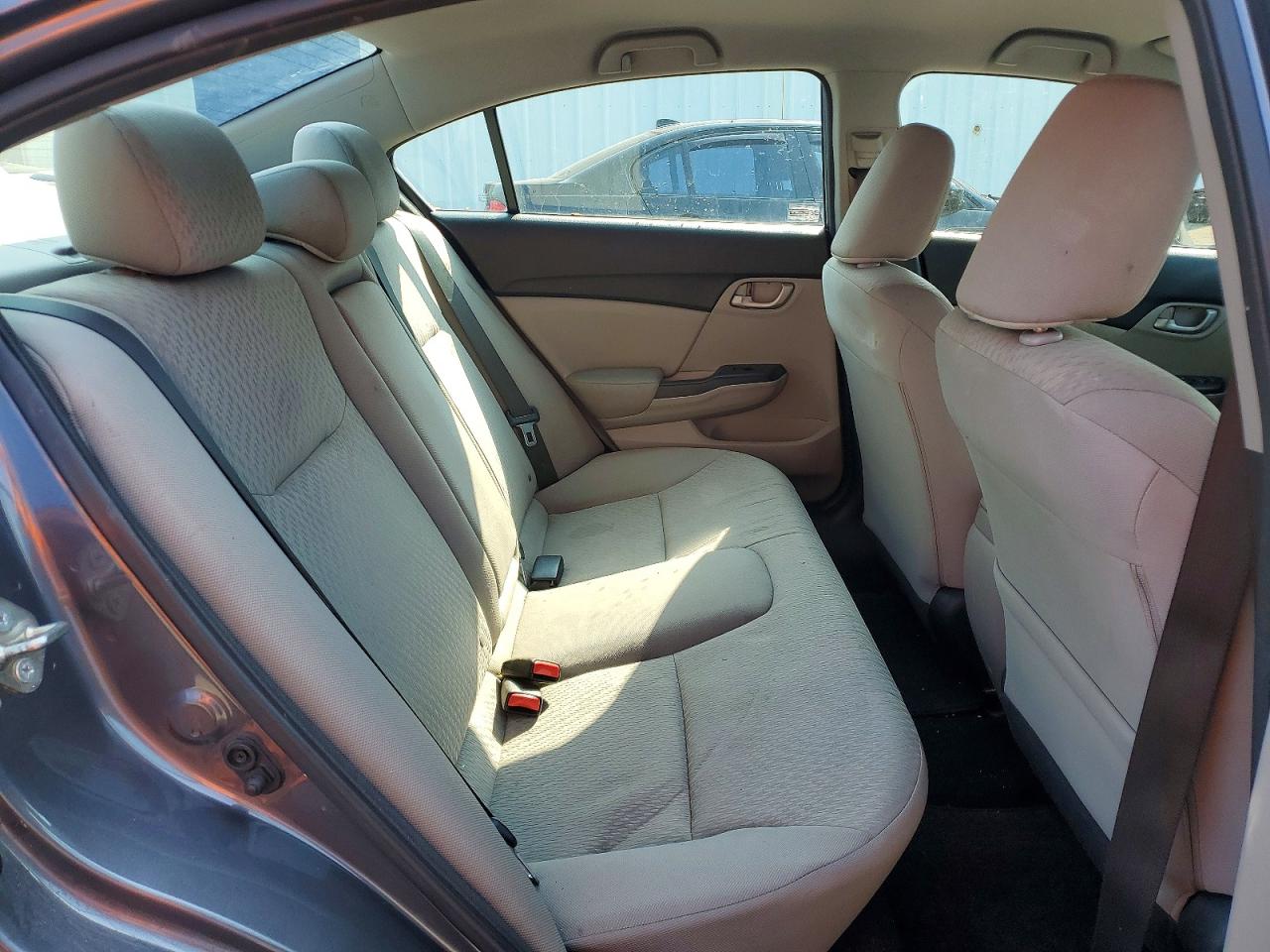 2014 Honda Civic Lx Gray vin: 2HGFB2F44EH034327
