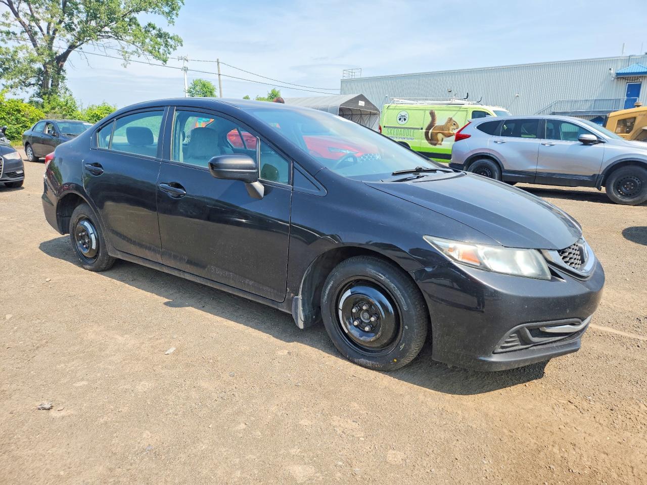 2014 Honda Civic Lx Black vin: 2HGFB2F44EH037339