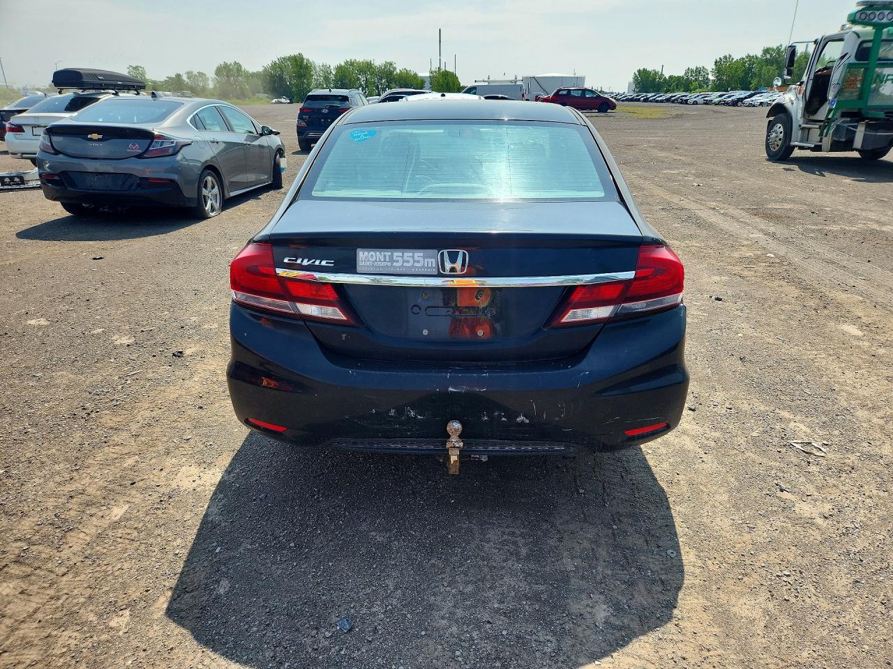 2014 Honda Civic Lx Black vin: 2HGFB2F44EH037339