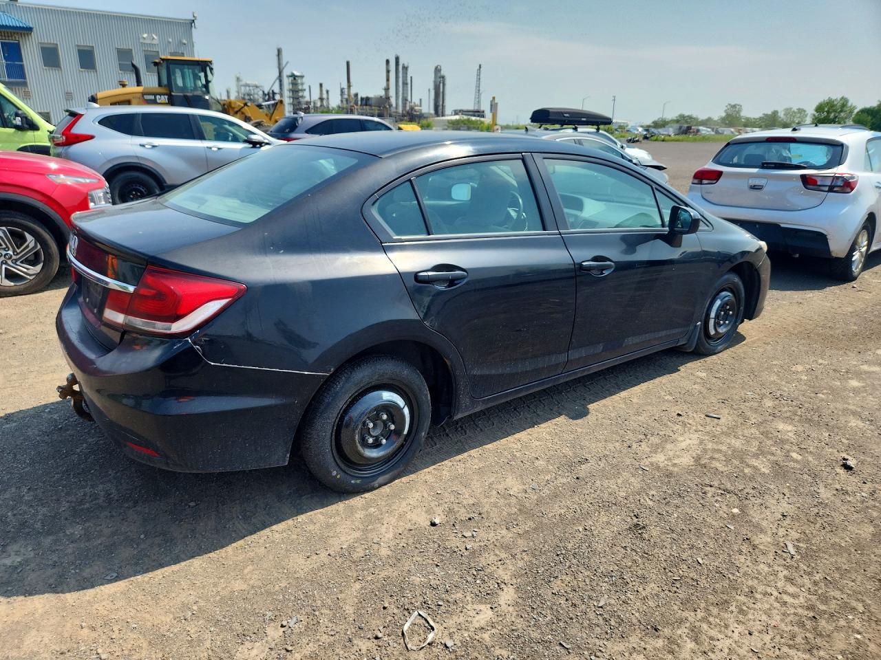 2014 Honda Civic Lx Black vin: 2HGFB2F44EH037339