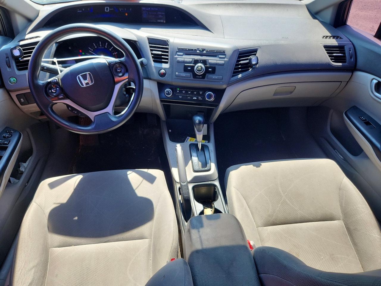 2012 Honda Civic Lx Gray vin: 2HGFB2F45CH012544