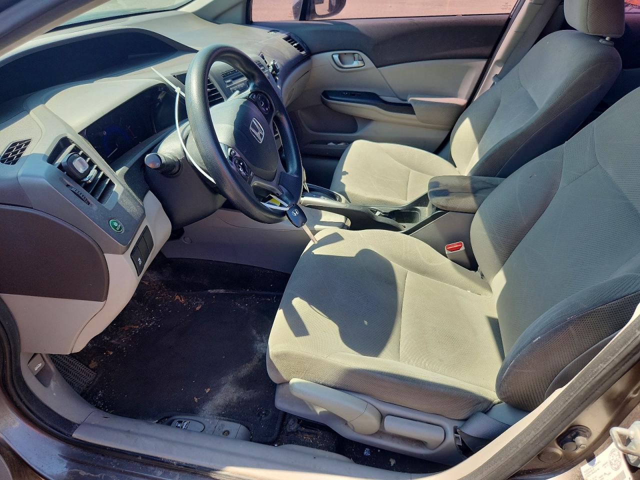 2012 Honda Civic Lx Gray vin: 2HGFB2F45CH012544