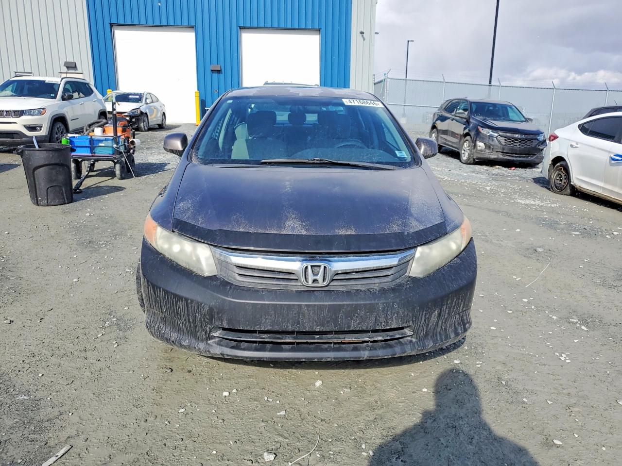 2012 Honda Civic Lx 4dr Brown vin: 2HGFB2F45CH024001