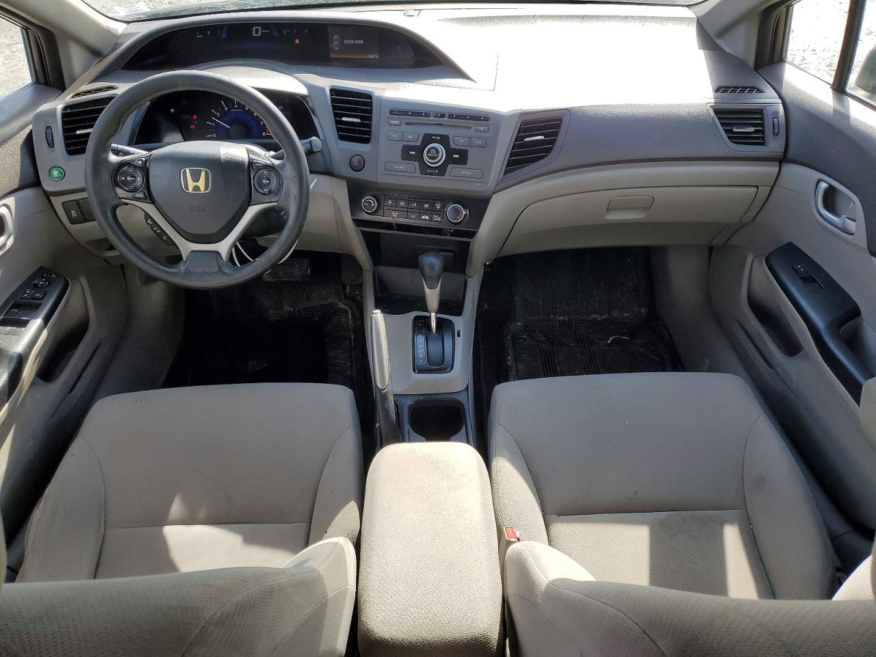 2012 Honda Civic Lx 4dr Brown vin: 2HGFB2F45CH024001
