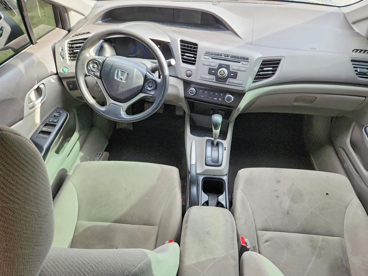 2012 Honda Civic Lx Gray vin: 2HGFB2F45CH058729