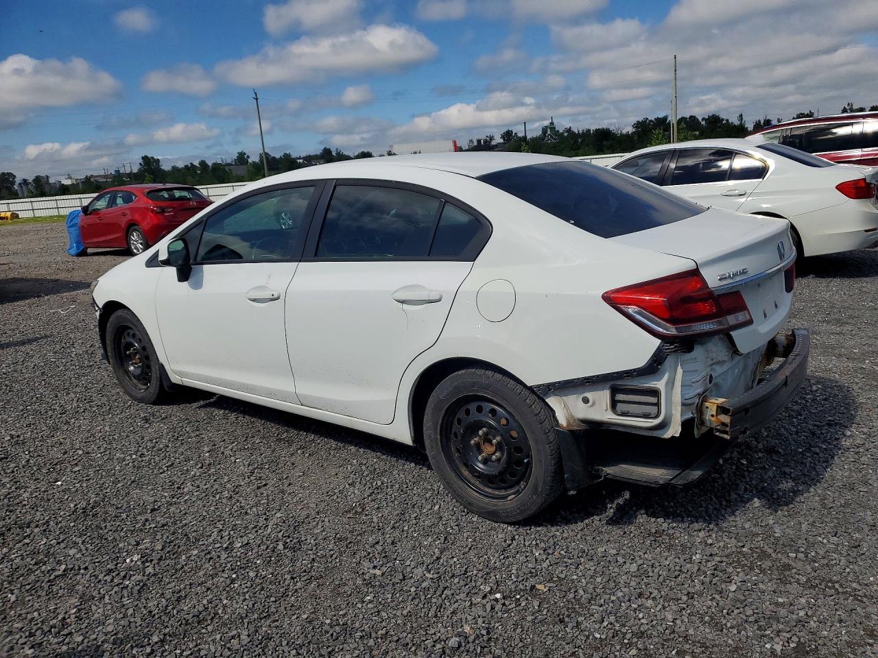 2013 Honda Civic Белый vin: 2HGFB2F45DH108787