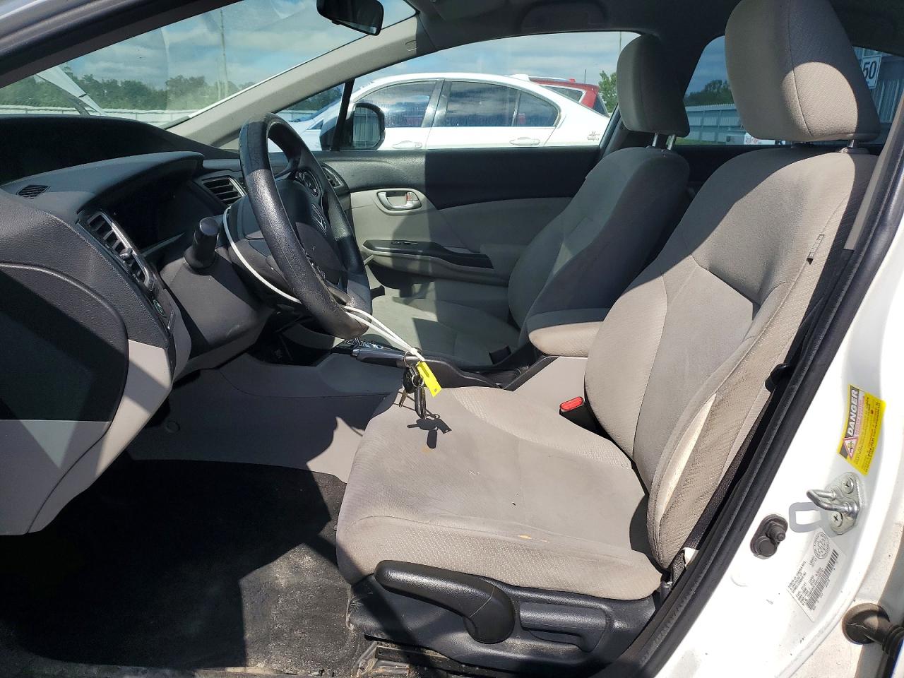 2013 Honda Civic Белый vin: 2HGFB2F45DH108787