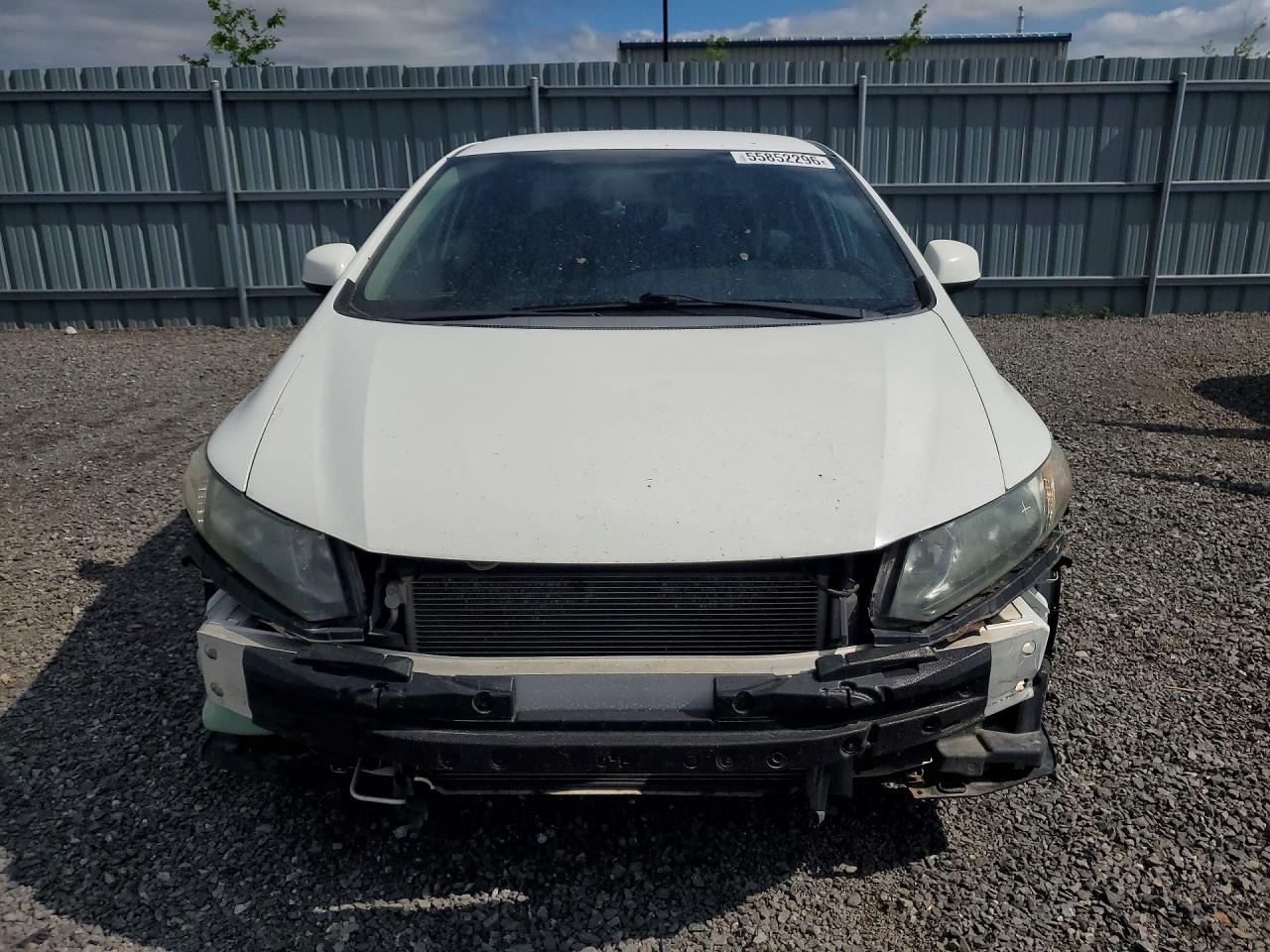 2013 Honda Civic Белый vin: 2HGFB2F45DH108787