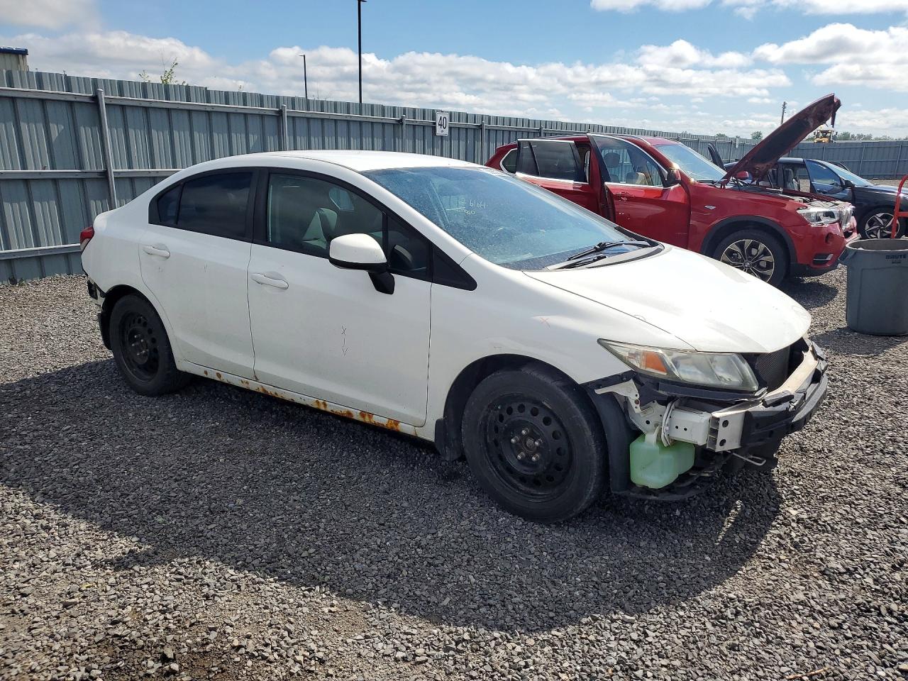 2013 Honda Civic Белый vin: 2HGFB2F45DH108787