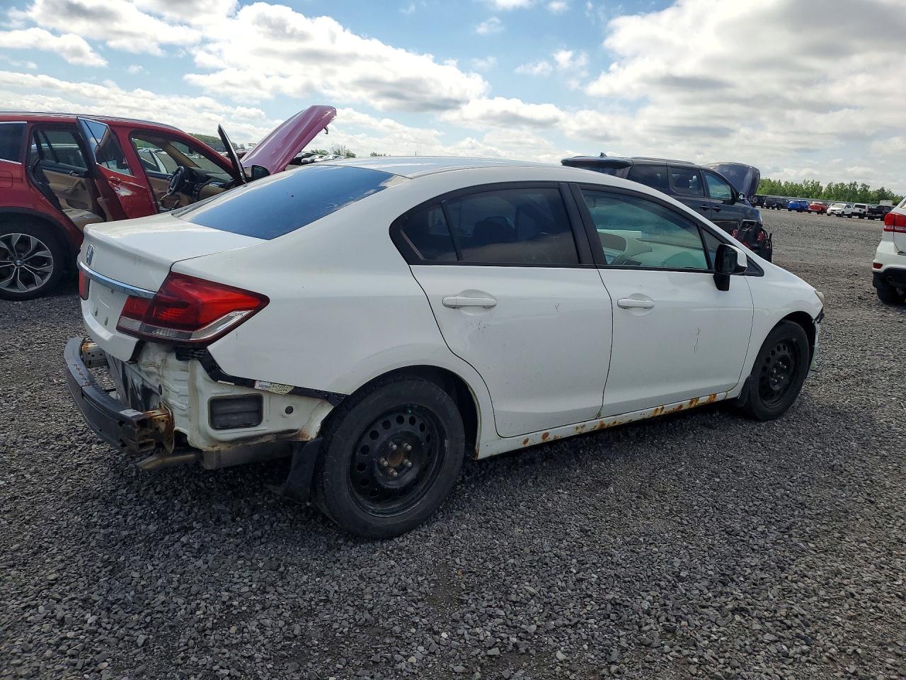 2013 Honda Civic Белый vin: 2HGFB2F45DH108787