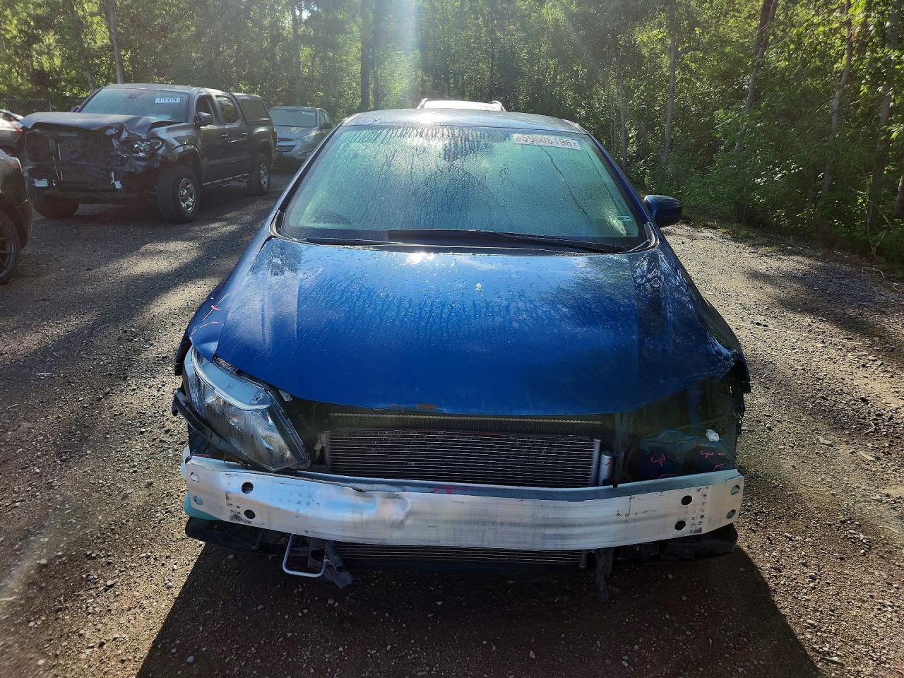 2015 Honda Civic Lx Синий vin: 2HGFB2F45FH044852