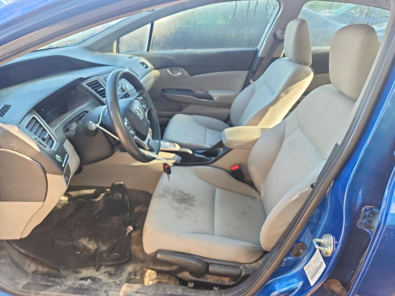2015 Honda Civic Lx Синий vin: 2HGFB2F45FH044852