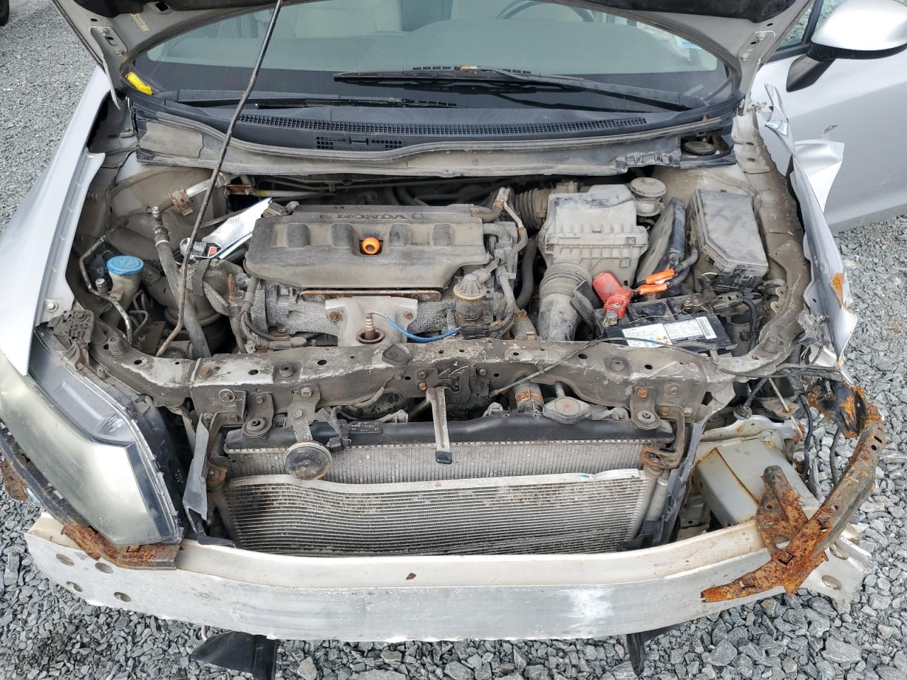 2012 Honda Civic Lx Silver vin: 2HGFB2F46CH008289
