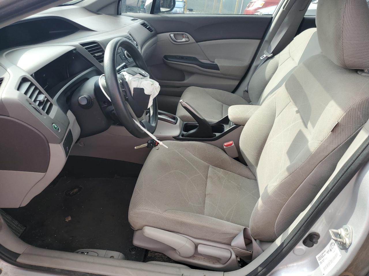 2012 Honda Civic Lx Silver vin: 2HGFB2F46CH008289