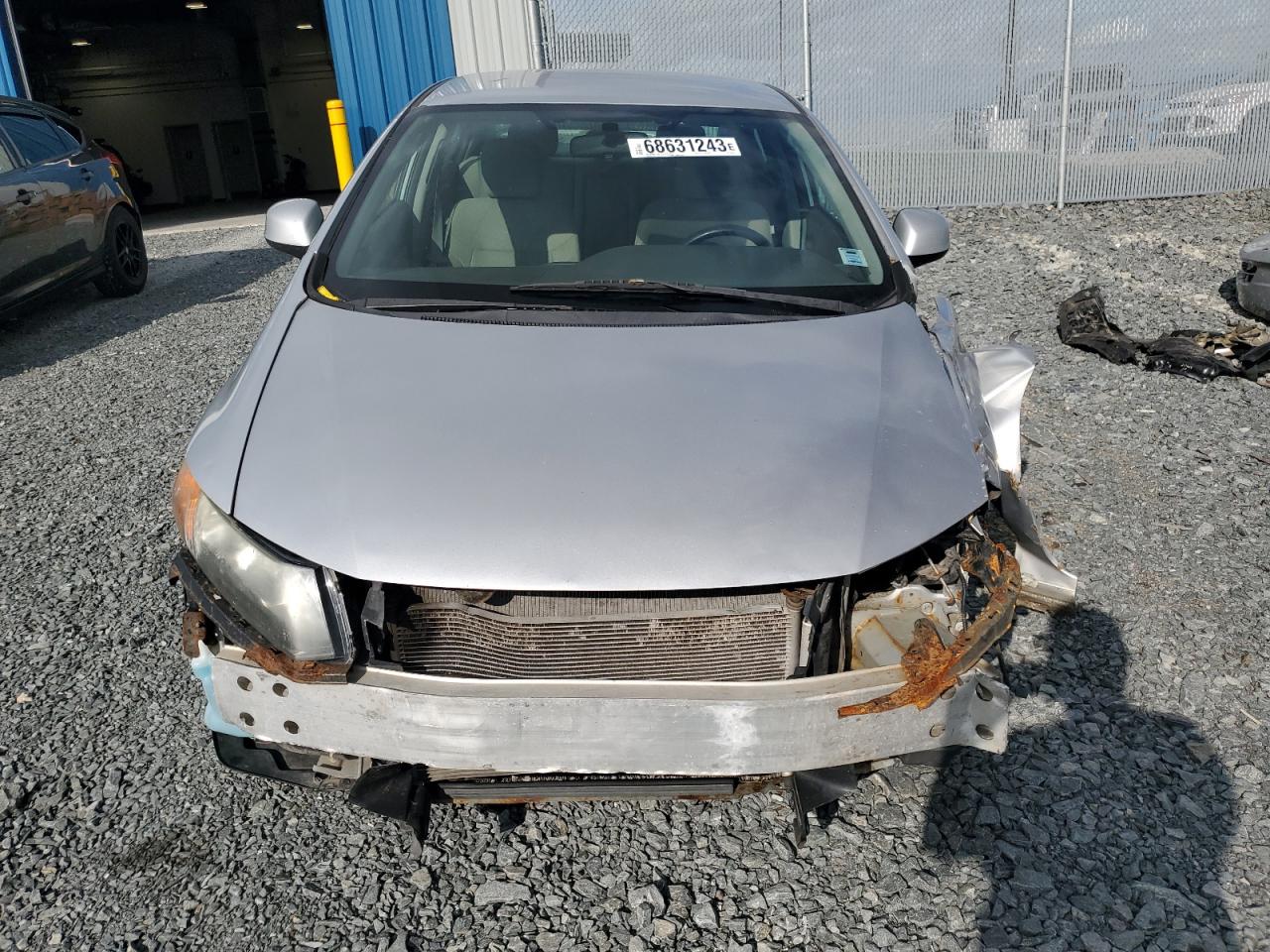 2012 Honda Civic Lx Silver vin: 2HGFB2F46CH008289