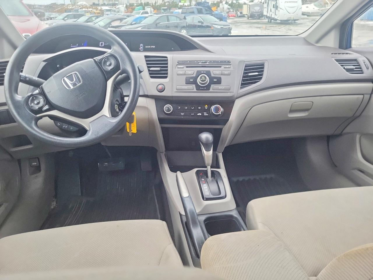 2012 Honda Civic Lx Blue vin: 2HGFB2F46CH028753