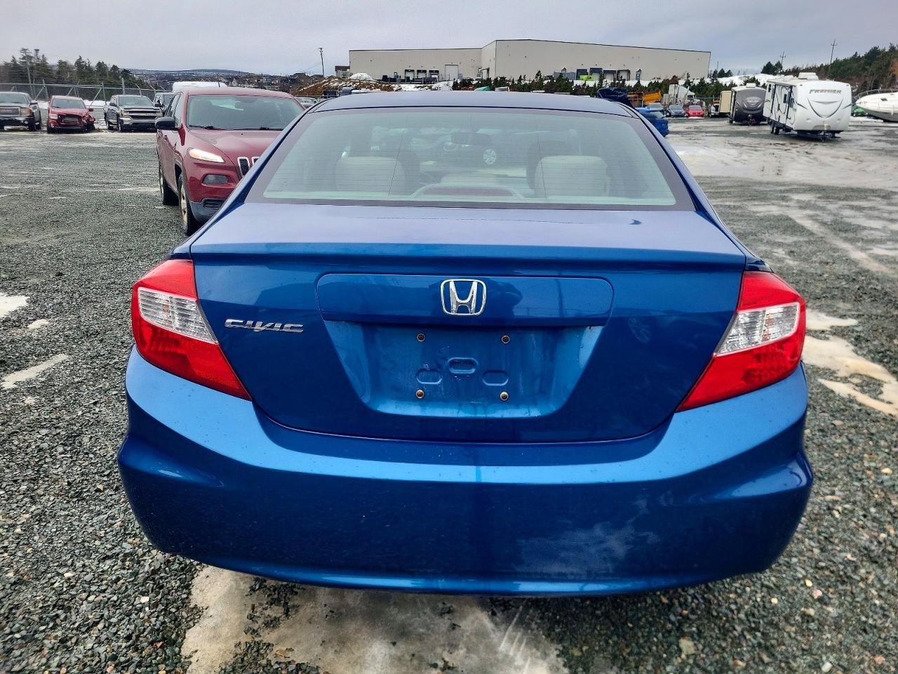2012 Honda Civic Lx Blue vin: 2HGFB2F46CH028753